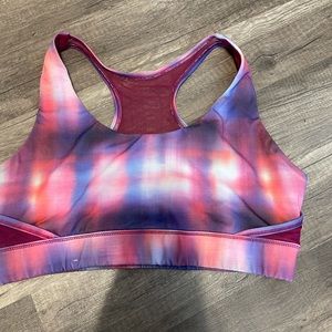tie dye sports bra